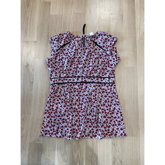 Motherhood Maternity Red and White Floral Shirt Top - Picture 1 of 6